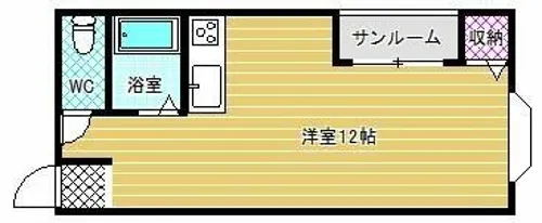 ハイツエイト【2階】の間取り