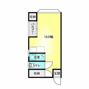 ハイツエイト【1階】の間取り