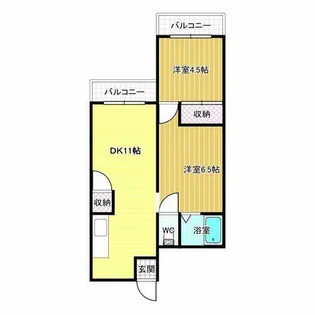 本松葉ビル【2階】の間取り