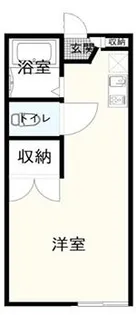 レオパレスK.HONMACHI【1階】の間取り