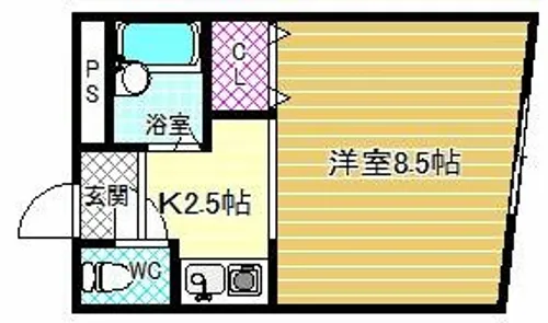 プリンセスⅠ【2階】の間取り