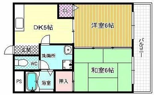 エストレーネ【3階】の間取り