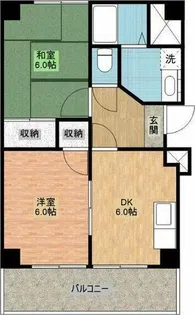モリタビル【4階】の間取り