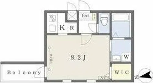 ターナ・シェリム【2階】の間取り