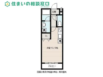 愛知県岡崎市羽根町字東荒子【マンション】の間取り