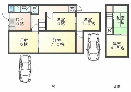 兵庫県神戸市垂水区舞子坂3丁目【一戸建】の間取り