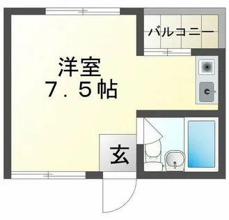 パレス星陵台【4階】の間取り