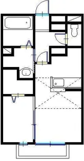 アーバンプラザ【2階】の間取り