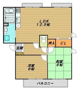 フレグランス南落合Ⅲ【2階】の間取り