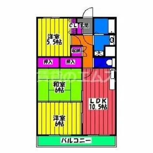 ルーセント高宮【3階】の間取り