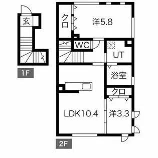 サニーゲイブルズ【2階】の間取り