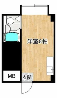 大阪府箕面市半町4丁目【マンション】の間取り