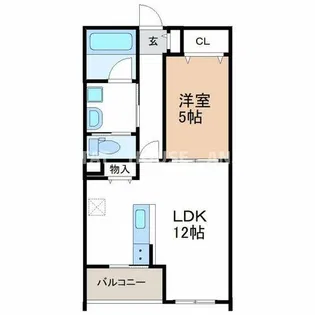 ダンフォートin東栄町【106号室】の間取り