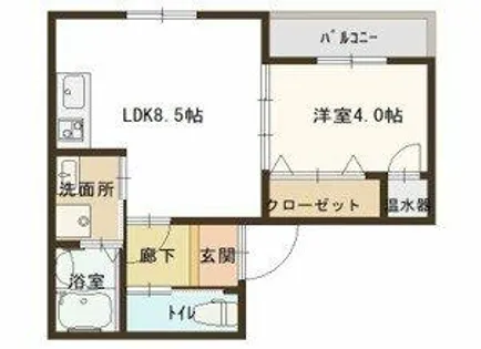 F mirai Dolly【3階】の間取り