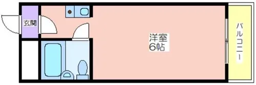 ニコーホワイトハイツ【4階】の間取り