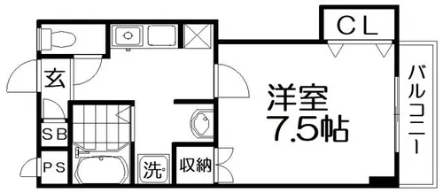 国見坂壱番館【2階】の間取り