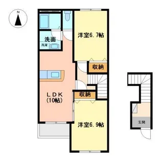 マルラニ ハレ【2階】の間取り