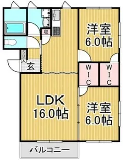 福岡県大野城市東大利3丁目【マンション】の間取り