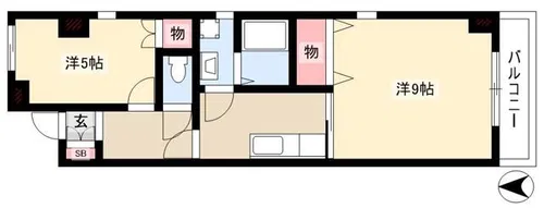 アーバン藤が丘【6階】の間取り