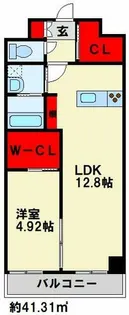 福岡県北九州市小倉北区浅野2丁目【マンション】の間取り