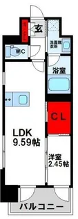 プレジデンス ざ 三萩野【3階】の間取り
