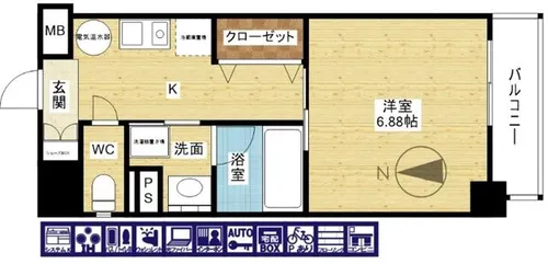 willDo塚本【7階】の間取り