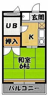 プチメゾン井原【205号室】の間取り