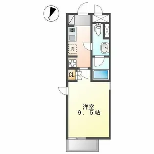 COZY大曽根(コージーオオゾネ)【4階】の間取り