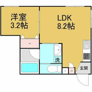 et toi 中村公園【2階】の間取り