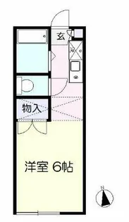 1Rの間取り画像