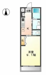 エイシンパレス【202号室】の間取り
