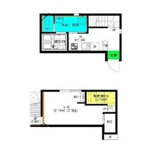 Cerisier【1階】の間取り