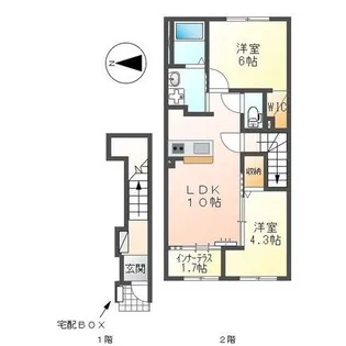 ベラ・カーサ【2階】の間取り