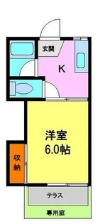 タートルハイツ【106号室】の間取り