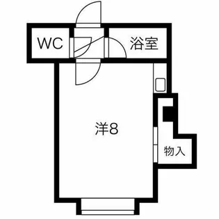 北海道札幌市豊平区平岸二条12丁目【マンション】の間取り