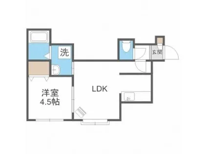 PRESTIGE HIRAGISHI【1階】の間取り