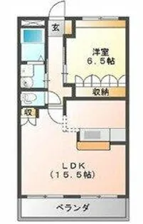 メゾンサクセス【2階】の間取り
