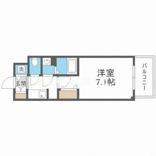 ファーストフィオーレ大阪城イースト【13階】の間取り