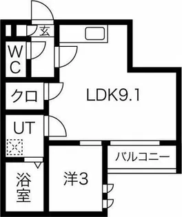 GRANDTIC本笠寺【2階】の間取り