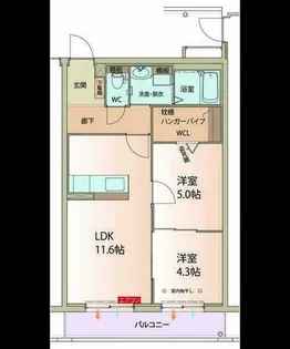 パストラーレ【2階】の間取り