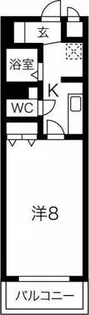 ソレイユ山代【3階】の間取り