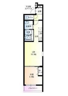 大阪府堺市堺区大浜北町3丁【アパート】の間取り