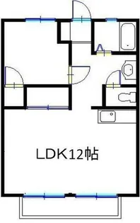 コーポ御立【2階】の間取り