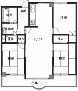 城西シティー彦和【702号室】の間取り