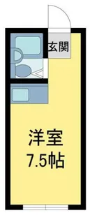 大前上ヶ原ハイツ【202号室】の間取り