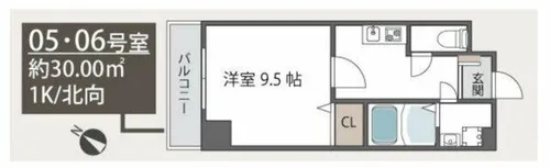 Canal天満橋【5階】の間取り