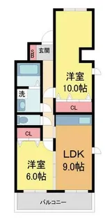 グランドレジデンス西宮【201号室】の間取り