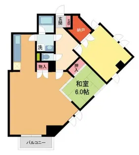 シロハイヌ門戸【4階】の間取り