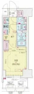 プレサンス堺筋本町ディスティニー【9階】の間取り