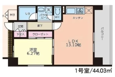 S-FORT桜川【2階】の間取り